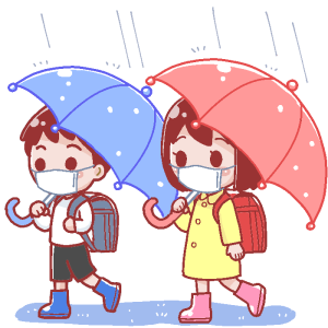 rain-school-friends-color-mask