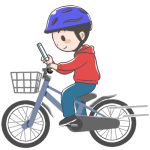 bicycle-smartphone-boy-color