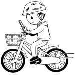 bicycle-smartphone-boy-mono