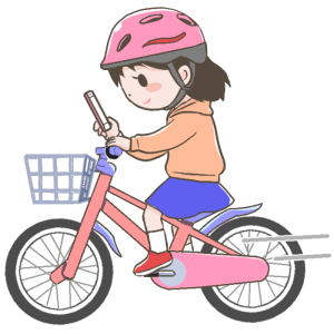 bicycle-smartphone-girl-color