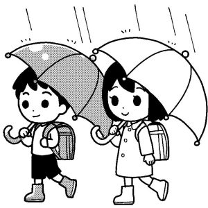 rain-school-friends-mono