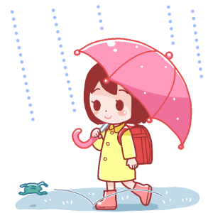 rain-school-girl-color
