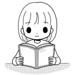 reading-girl-mono
