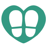 social-distance-footprints-heart-green