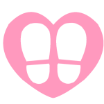 social-distance-footprints-heart-pink