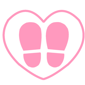social-distance-footprints-heart-see-through-pink