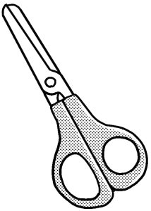 stationery-scissors -mono