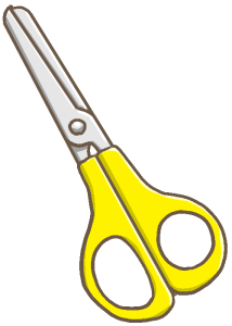stationery-scissors -yellow