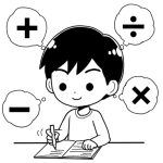 studying-math-boy-mono