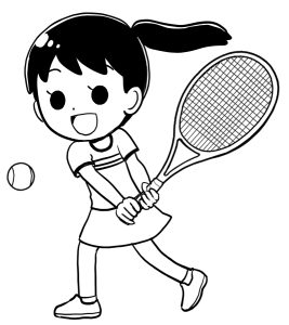 tennis-girl-mono