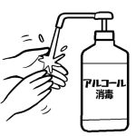alcohol-disinfection-hand-mono