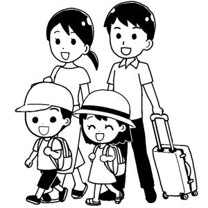 family-trip-mono