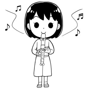 play-recorder-girl-mono