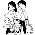family-trip-winter-mono