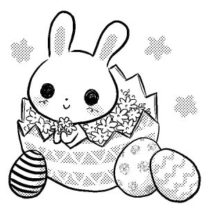 rabbit-easter-egg-mono