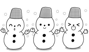 snowman-trio-mono